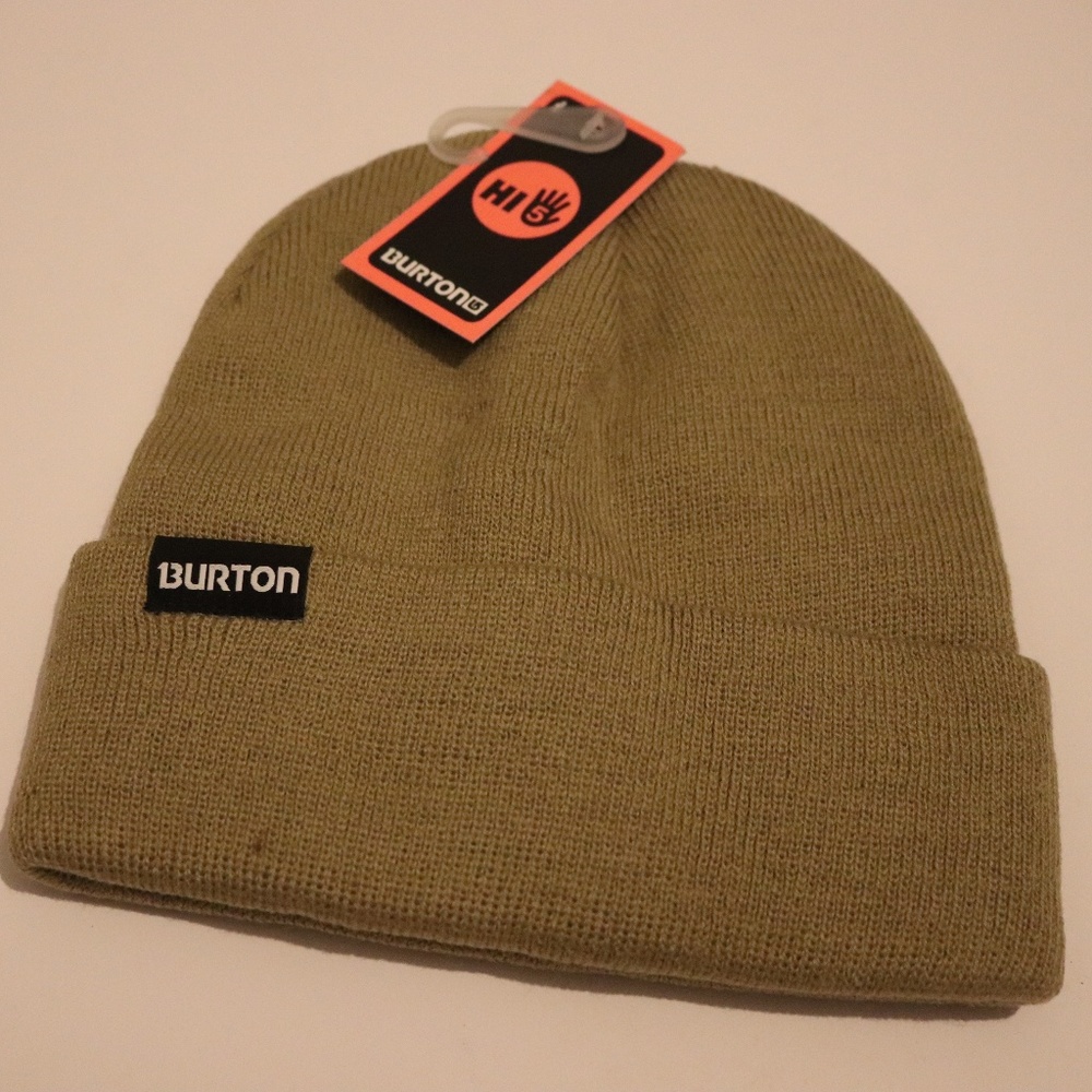 Burton Forest Green Beanie Winter Hat NWT